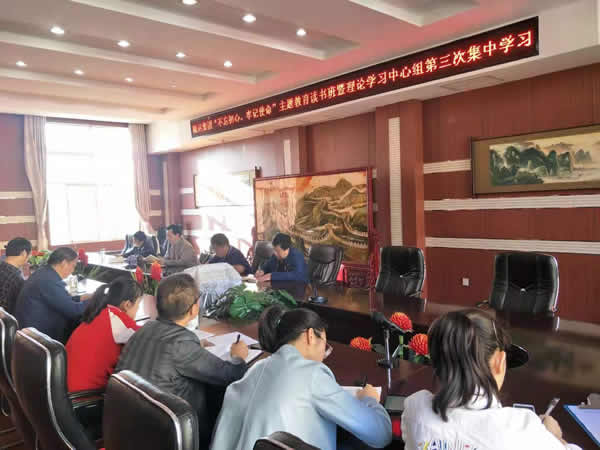 隴運(yùn)集團(tuán)公司召開(kāi)“不忘初心、牢記使命”主題教育讀書班暨理論學(xué)習(xí)中心組第三次、第四次集中學(xué)習(xí)會(huì)議